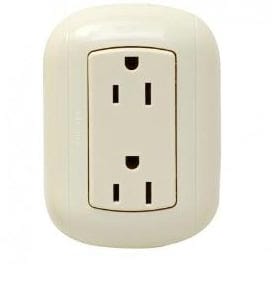 ARMADURA DOBLE POLARIZADA 15A S/PONER OVAL BTICINO