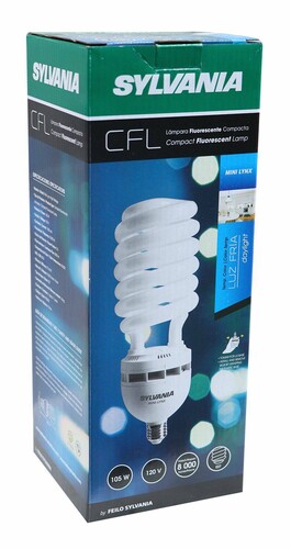 BOMBILLA AHORRADORA ESPIRAL 105W DL SYLVANIA
