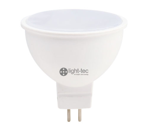 BOMBILLA LED MR16 7W 120V LUZ CALIDA DIMERIZABLE LIGHT-TEC