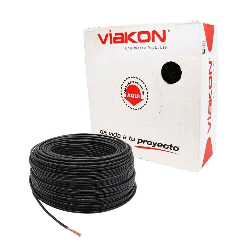 CABLE THHN #12 DE COBRE NEGRO (CAJA)