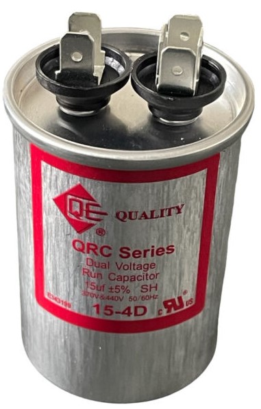 CAPACITOR 15UF DUAL VOLTAJE GRIS METAL QUALITY