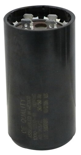 CAPACITOR ARRANQUE 108/130UF 220V NEGRO QUALITY