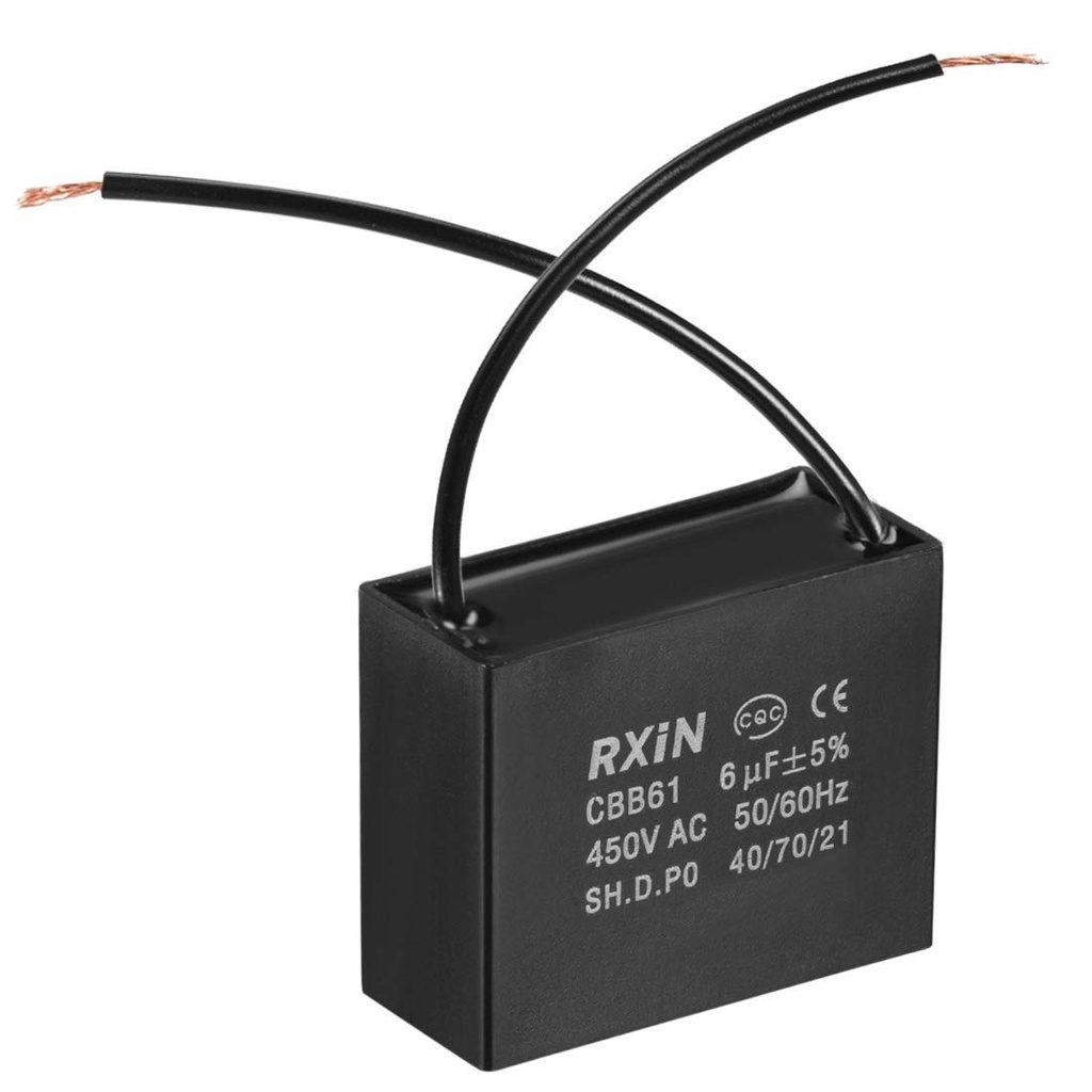 CAPACITOR PARA VENTILADOR 6UF