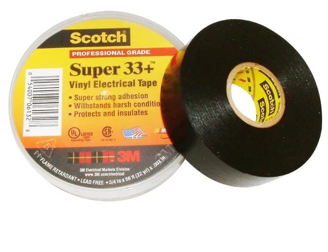 CINTA AISLANTE SCOTCH SUPER 33 (33) 3/4X66FT