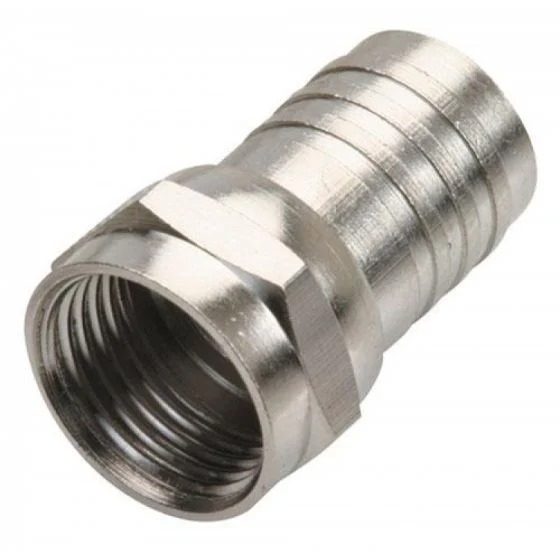 CONECTOR DE PRESION PARA CABLE COAXIAL