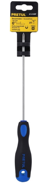 DESARMADOR PHILLIPS 3/16 X 6" PRETUL