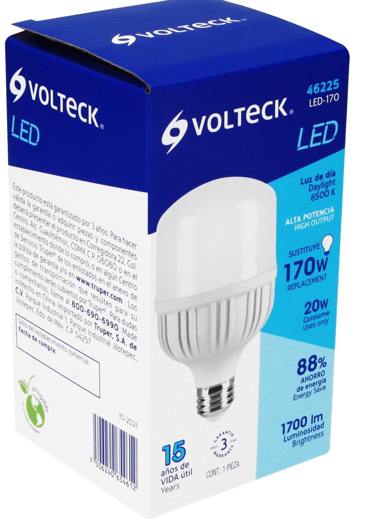 FOCO ALTA POTENCIA 20W 110V/220V VOLTECK