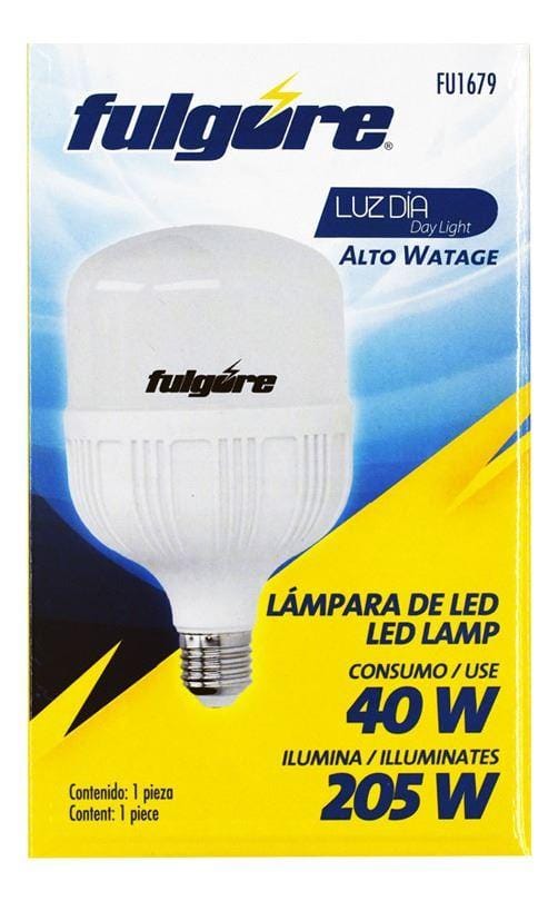 FOCO LED 40W ALTA POT. LUZ DIA E27 FULGORE