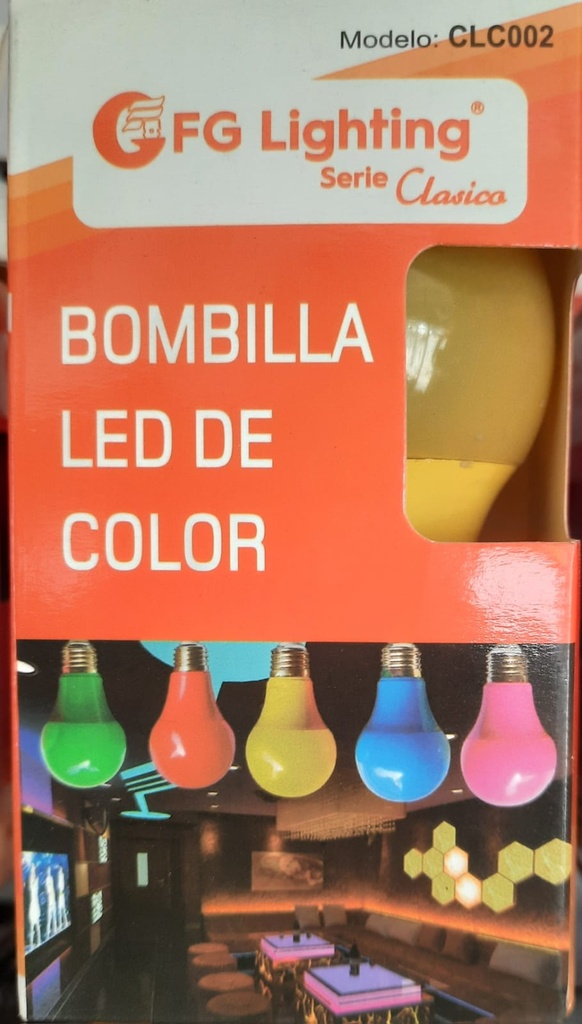FOCO LED DE 3W AMARILLO FG LIGHTING