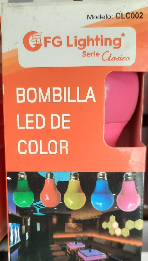 FOCO LED DE 3W ROSADO FG LIGHTING