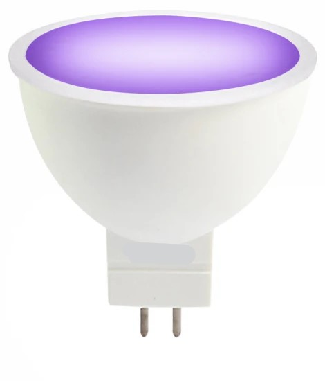 FOCO LED MR16 GU5.3 5W LUZ MORADO FG LIGHTING