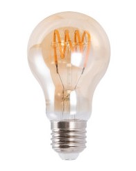 FOCO LED TRANSPARENTE 4W 64MM AMBAR