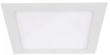 LAMPARA LED OJO DE BUEY CUADRADO 12W LUZ BLANCO TECNO LITE