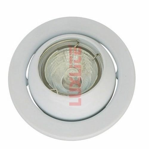 LAMPARA OJO DE BUEY MOVIBLE P/C FALSO BLANCA 45°