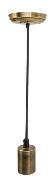 LAMPARA PARA TECHO 1X40W SUSPENDIDA BRONCE TECNO LITE