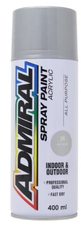 PINTURA SPRAY GRIS ALUMINIO ADMIRAL