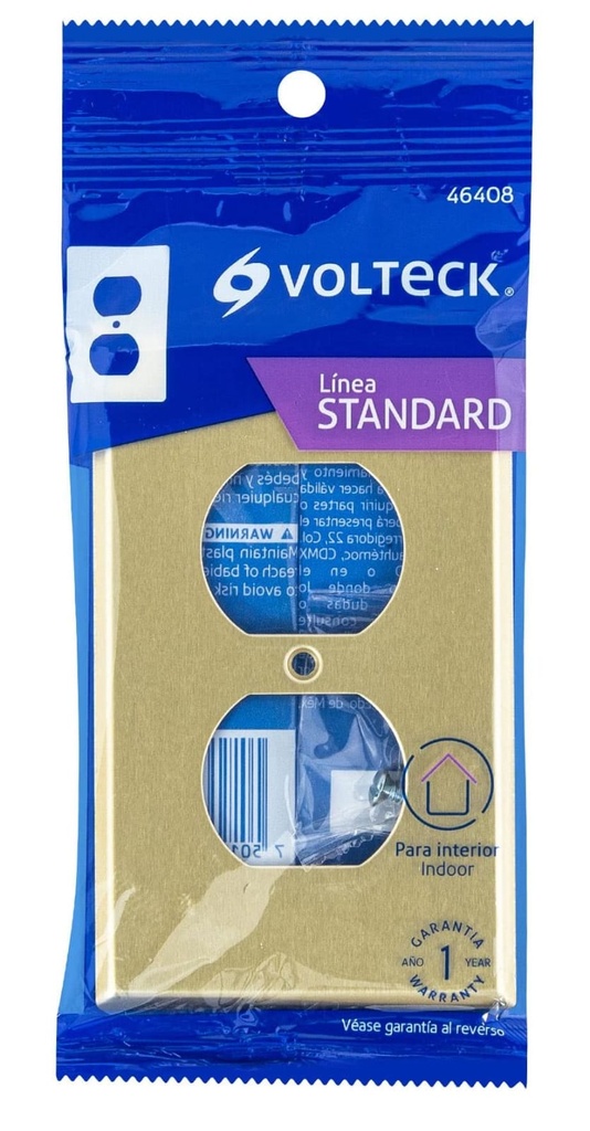 PLACA DE ALUMINIO DOBLE VOLTECK