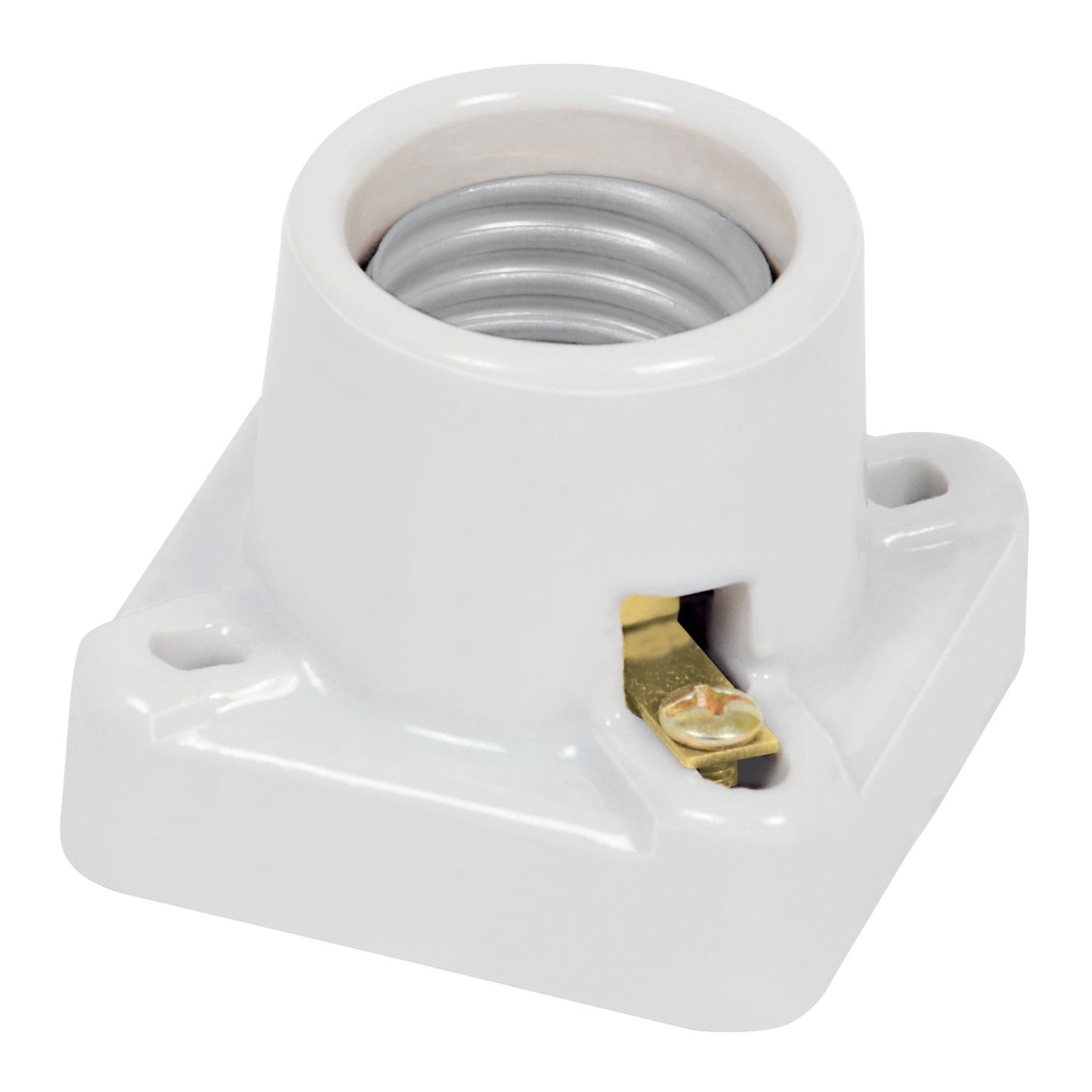 PORTALAMPARA CERAMICA CUADRADO VOLTECK