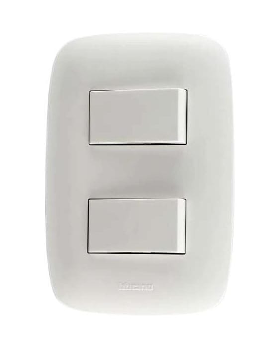 SWITCH DOBLE 15A 3 VIAS DOMINO SENCIA BTICINO