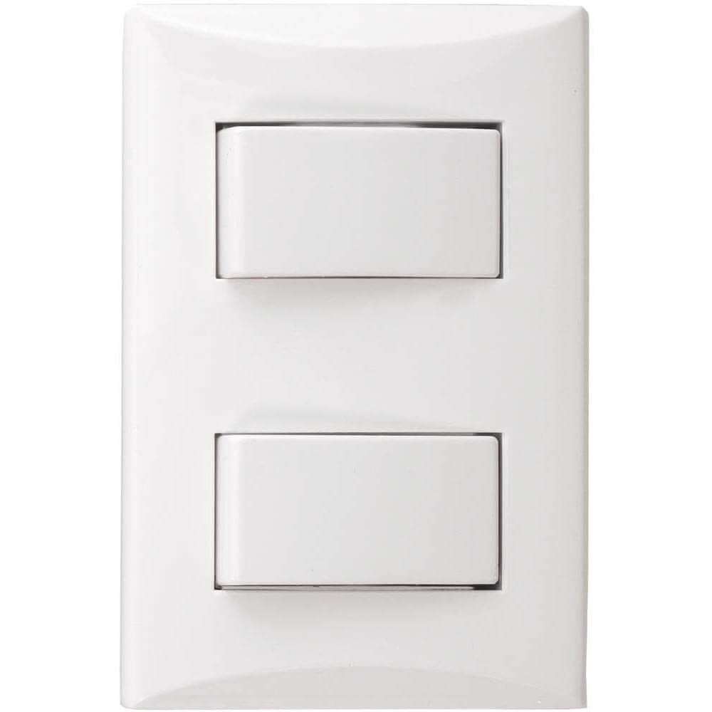 SWITCH DOBLE 3 WAY 15A 125V BLANCO PLATA EAGLE