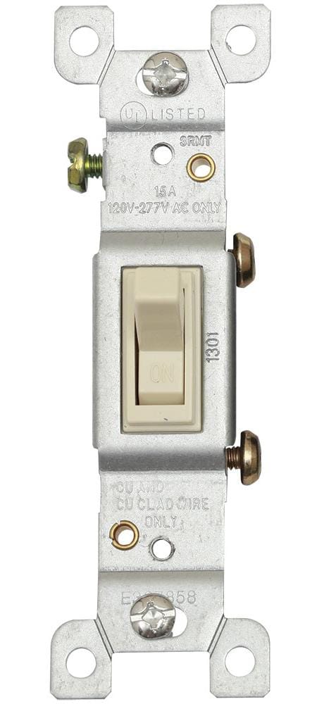 SWITCH SENCILLO 15A 120V P/CAJA MARFIL EAGLE