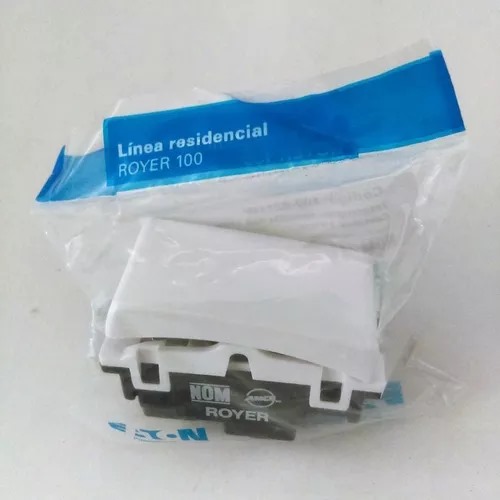 SWITCH SENCILLO R100 15A 120V BLANCO EATON