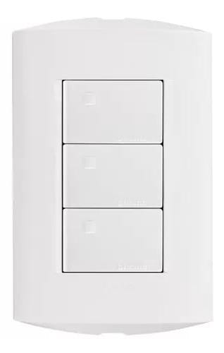 SWITCH TRIPLE 15A BLANCO MODUS STYLE BTICINO