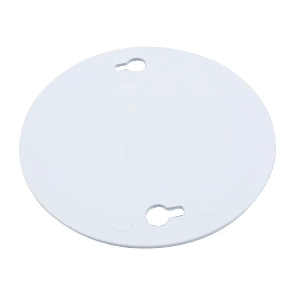 TAPA CIEGA REDONDA PLASTICO BLANCO (INDUMA)