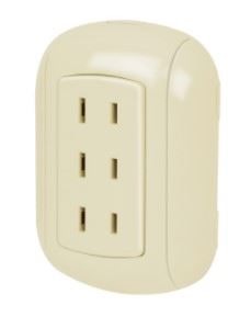 TOMA DE SOBRE PONER TRIPLE (DECOR)