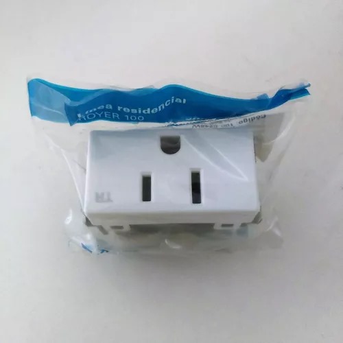 TOMACORRIENTE R100 SENCILLO 2P 3H NEMA 5/15R 15A 120V BLANCO EATON