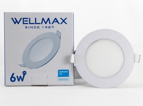 LAMPARA LED OJO DE BUEY 5 6W DL BLANCO WELLMAX