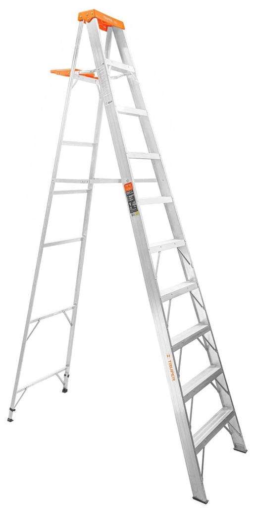 ESCALERA DE TIJERA TIPO ll 9 ESCALONES TRUPER