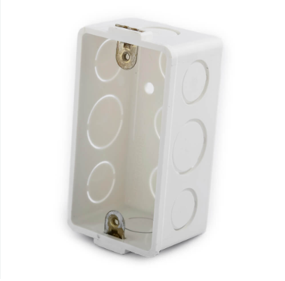 CAJA RECTANGULAR PLASTICA BLANCO MULTITUBO