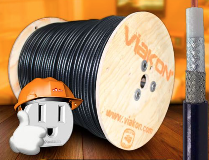 CABLE COAXIAL RG6 #18 NEGRO VIAKON (METRO)