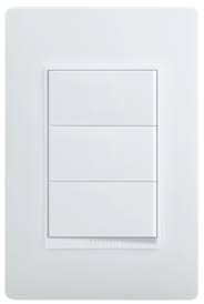SWITCH TRIPLE 15A BLANCO LUZICA BTICINO