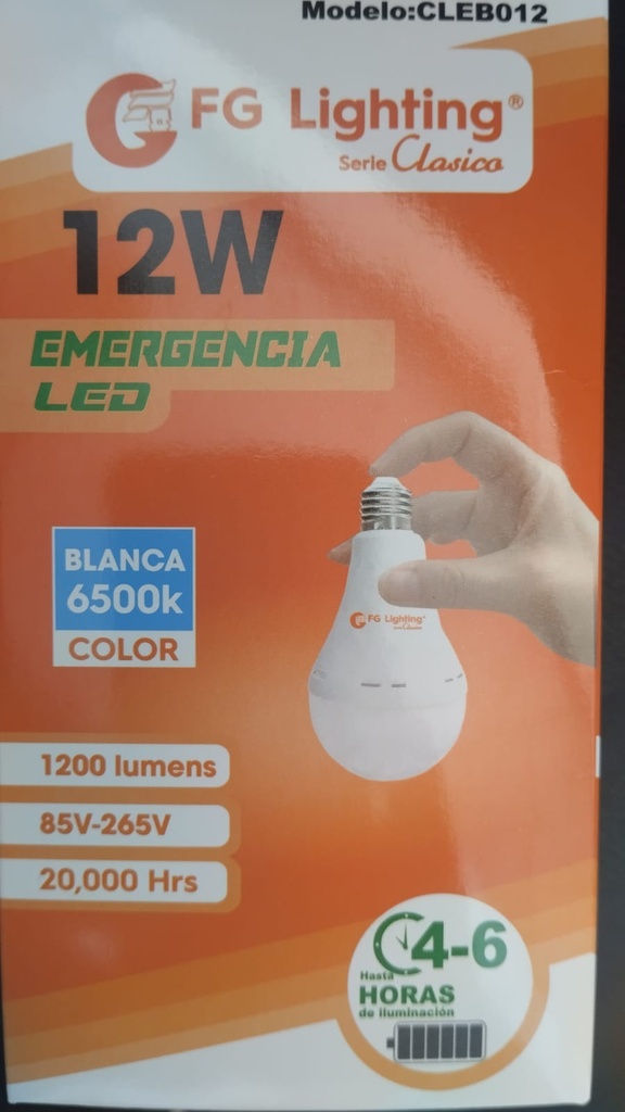 FOCO LED DE EMERGENCIA 12W FG LIGHTING