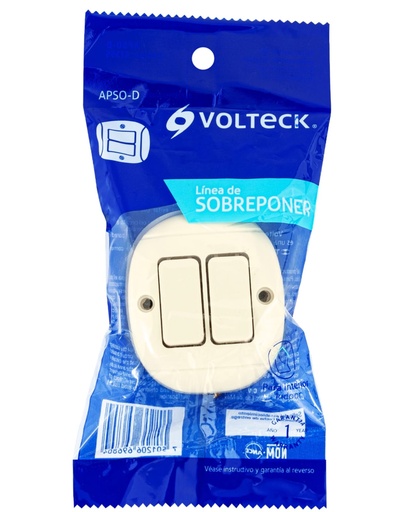 [47355] APAGADOR DOBLE DE SOBRE PONER VOLTECK