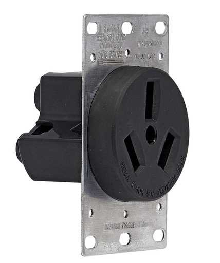 [32BK] ARMADURA 50A 125/250V P/ESTUFA P/CAJA RECTANGULAR EAGLE