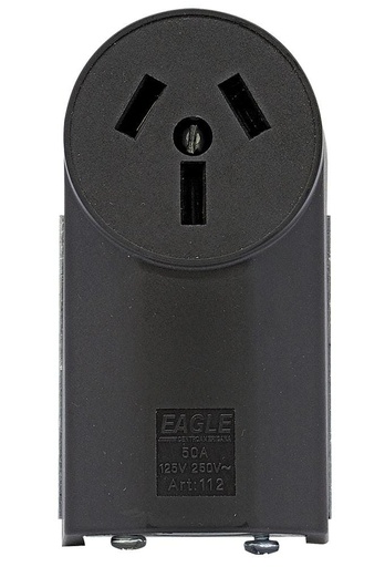 [U52] ARMADURA 50A 125/250V PARA ESTUFA SOBREPONER FG LIGHTING