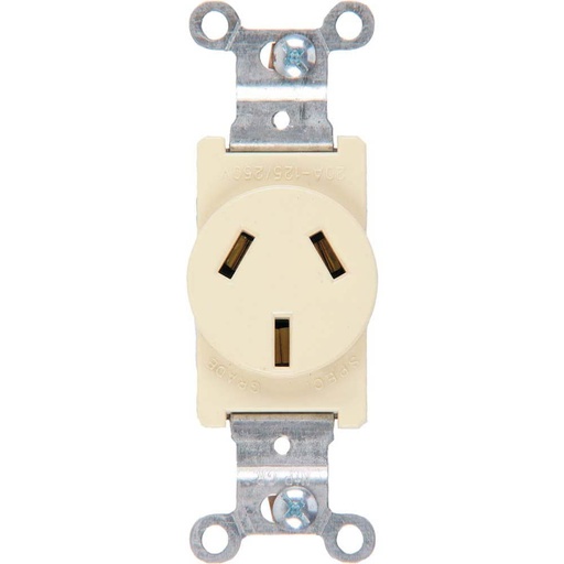 [805V] ARMADURA POLARIZADA 20A 125/250V MARFIL EAGLE