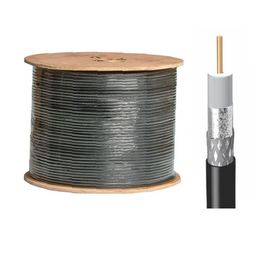 [1501] CABLE COAXIAL RG6 NEGRO CDMX (METRO)
