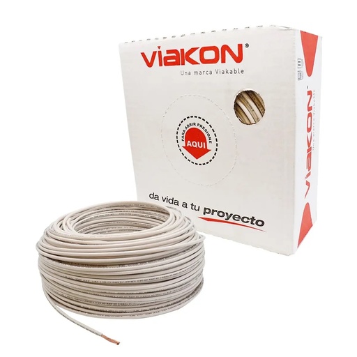[1223] CABLE THHN #12 DE COBRE BLANCO (CAJA)