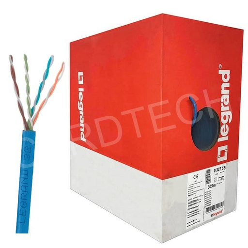 [032754] CABLE UTP AZUL CATEGORIA 6 #24 LEGRAND
