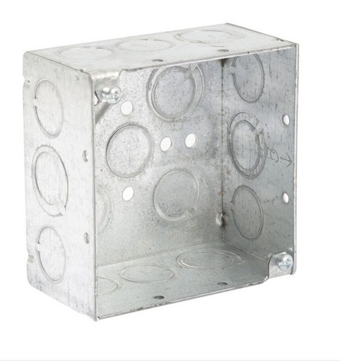 [2143] CAJA CUADRADO DE 4X4 METAL
