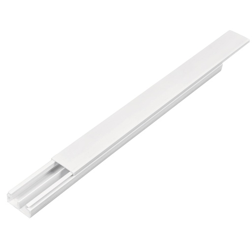 [46283] CANALETA DE 2 VIA 3/4 SIN ADHESIVO 10X20MM VOLTECK