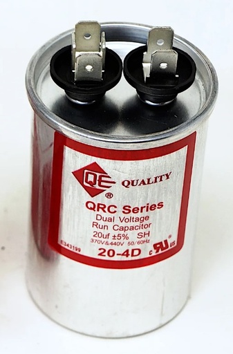 [20UF2] CAPACITOR 20UF DUAL VOLTAJE GRIS METAL QUALITY