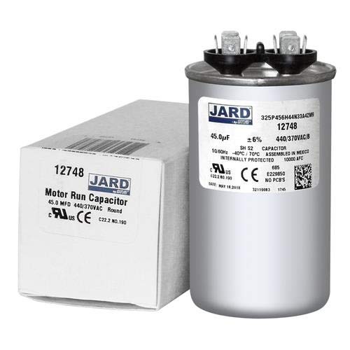 [45UF2] CAPACITOR 45UF DUAL VOLTAJE GRIS METAL JARD