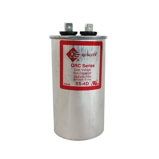 [55UF2] CAPACITOR 55UF DUAL VOLTAJE GRIS METAL JARD
