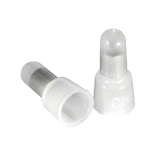 [FU1603] CAPUCHONES SIN ROSCA 12-10 AWG  BOLSA 100PZS FULGORE