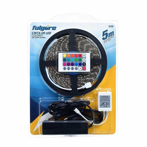 [FU1200] CINTA LED MULTICOLOR 5M X 8MM FULGORE